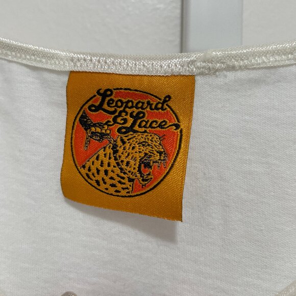 Prince Leopard and Lace custom 80s mini tank dress M - Picture 3 of 4